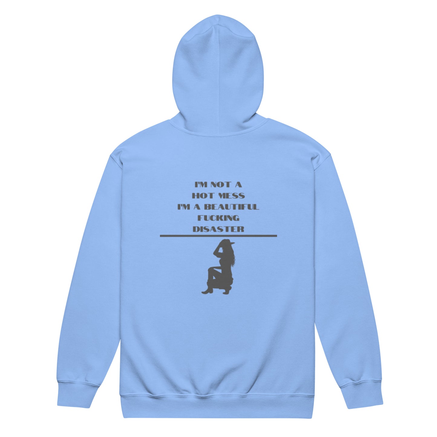 Beautiful Disaster Zip up Hoodie