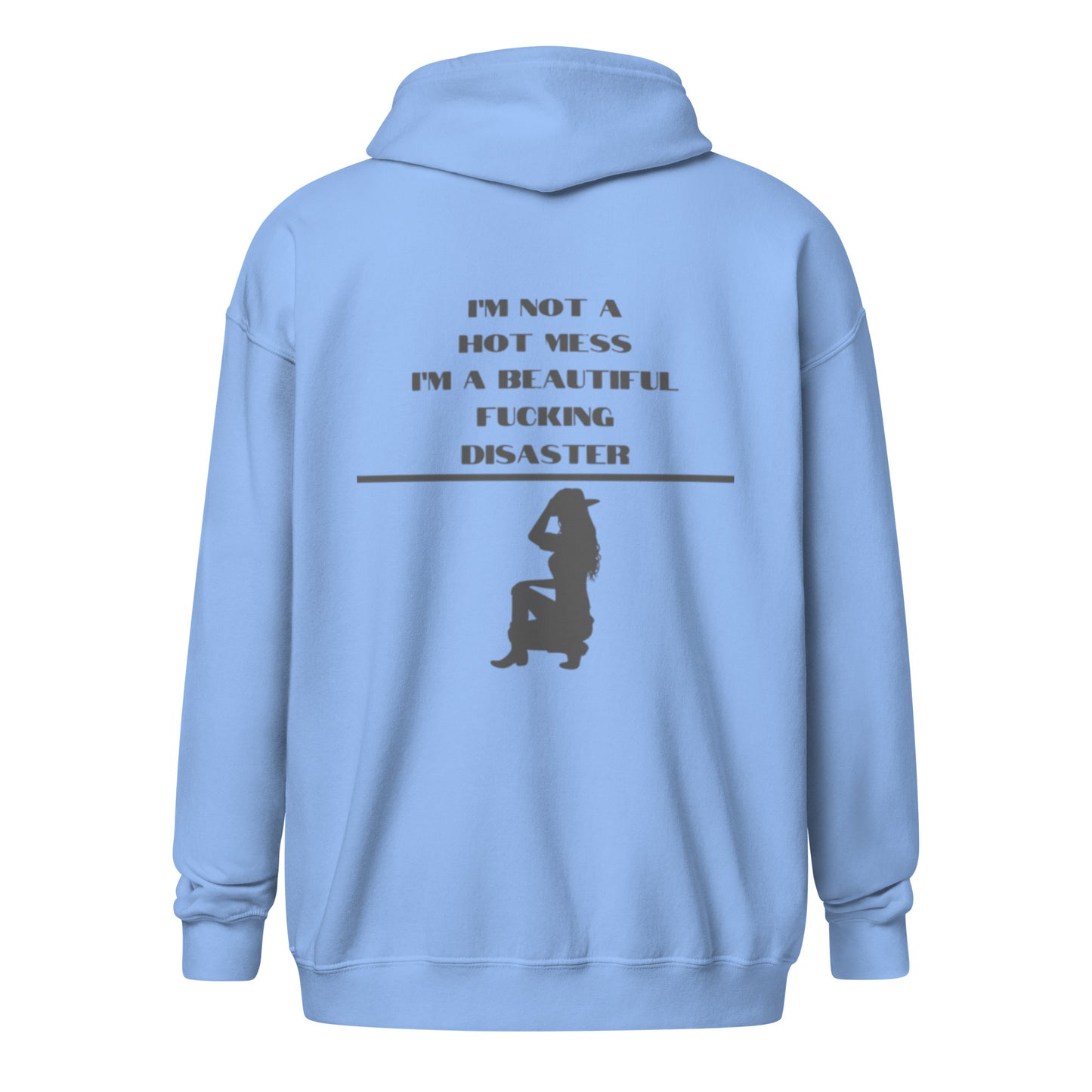 Beautiful Disaster Zip up Hoodie